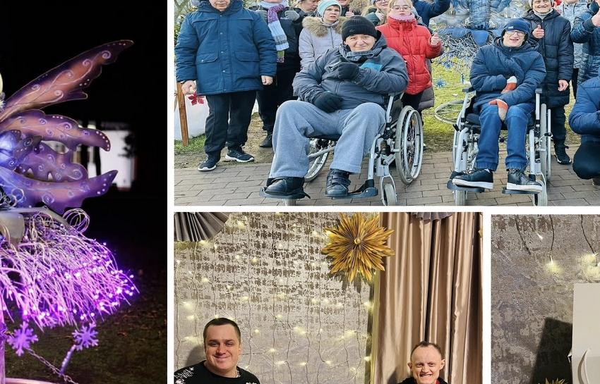 „SPARNUOTOJI EGLUTĖ“ PUOŠIA JONAVOS KALĖDŲ EGLUČIŲ MIESTELĮ