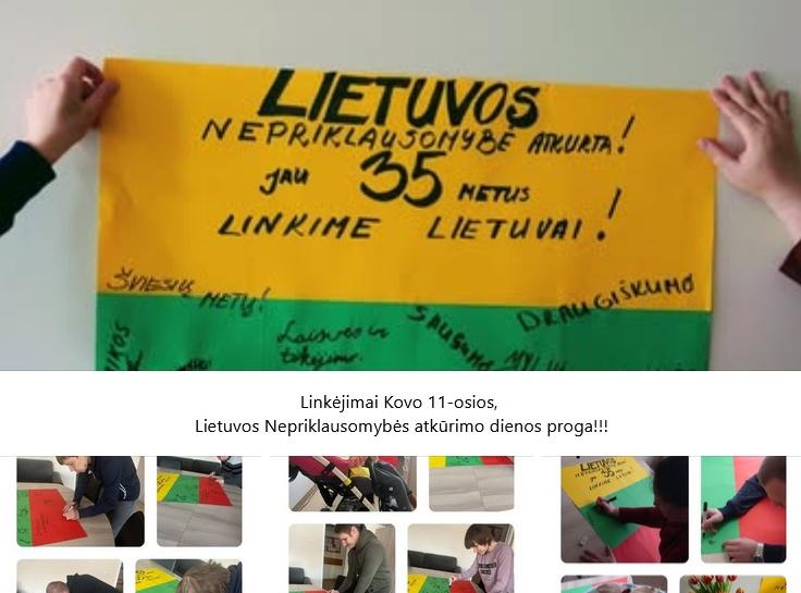 KOVO 11-OJI – LIETUVOS NEPRIKLAUSOMYBĖS ATKŪRIMO DIENA