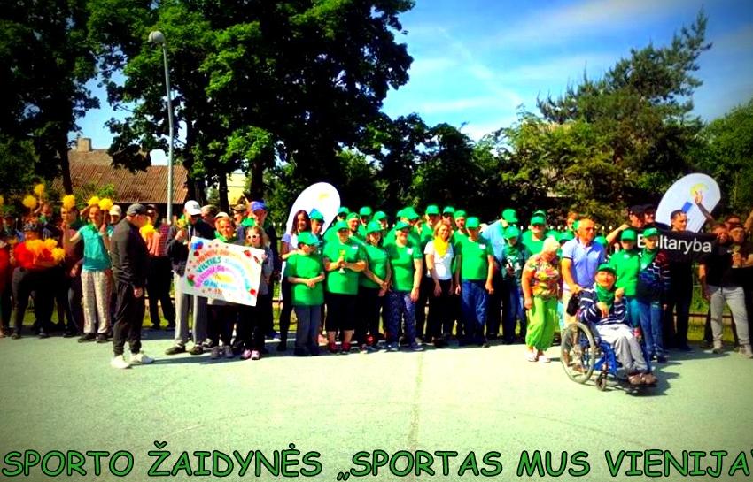 SPORTO ŽAIDYNĖS „SPORTAS MUS VIENIJA“