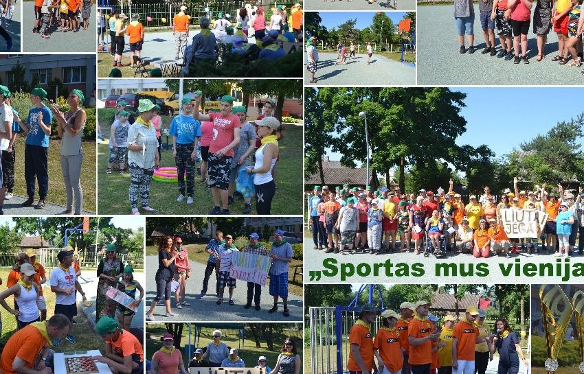 SPORTO ŽAIDYNĖS „SPORTAS MUS VIENIJA“