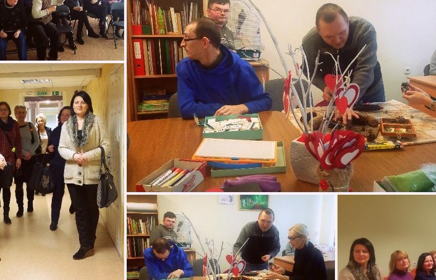 SVEČIUOSE LANKĖSI PANEVĖŽIO SOCIALINIŲ PASLAUGŲ CENTRO ATSTOVĖS