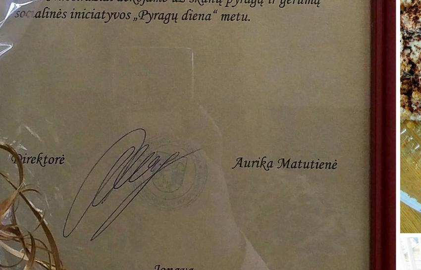 SOCIALINĖ INICIATYVA „PYRAGŲ DIENA“
