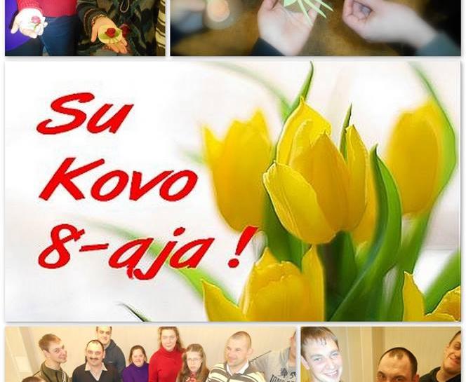 SVEIKINIMAS KOVO 8–OSIOS PROGA