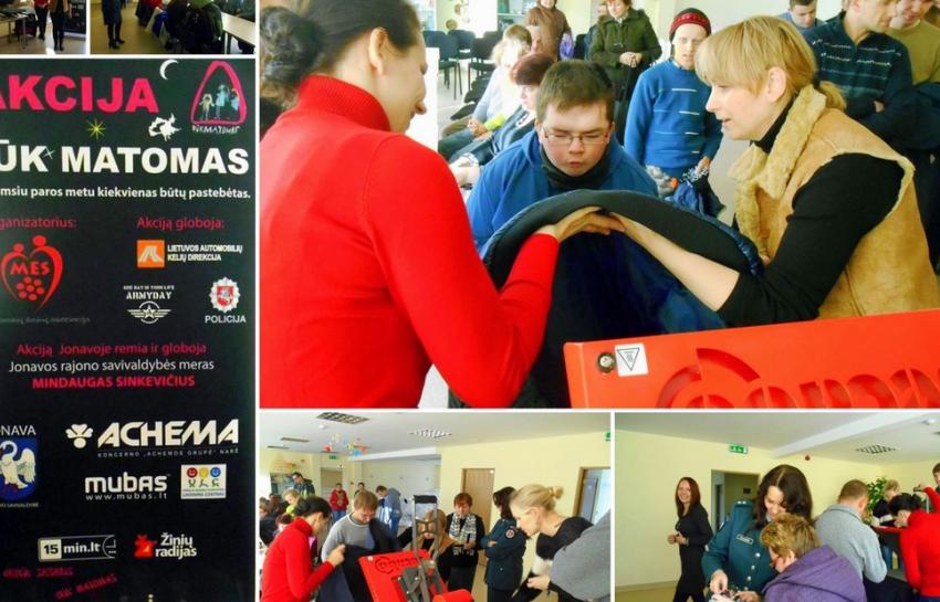 ATŠVAITŲ KLIJAVIMO AKCIJA „BŪK MATOMAS